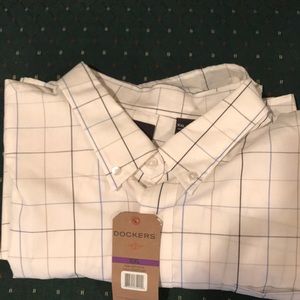 NWT Dockers Men 2XL Dress Shirt